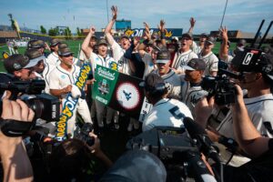 Oh my, Omaha. WVU is headed to College World Series after 17-1 win over Cal Poly